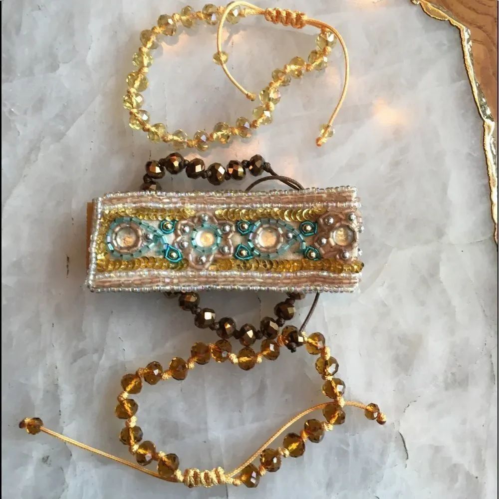 BRACELET SET of Four Stackables! - Picture 3 of 8